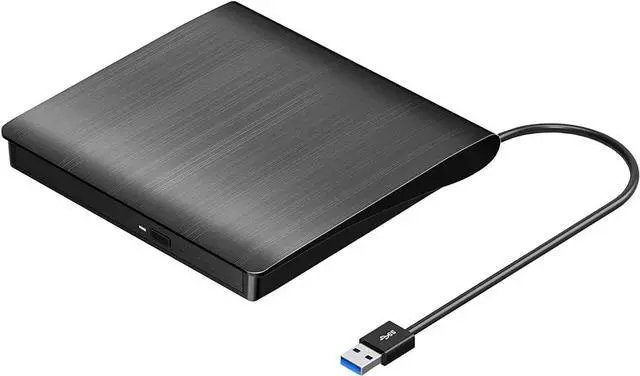 Alt view image 8 of 14 - External CD DVD Drive USB 3.0 Portable DVD & CD-ROM +/-RW Player Burner Reader Writer Rewriter Adapter Optical Disc Drive for Laptop PC Windows 11/10/8/7 Mac Linux Desktop Computer