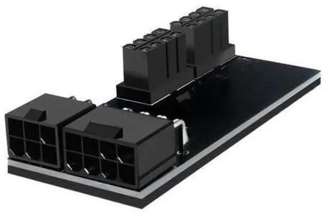 Alt view image 2 of 2 - 2Pcs/lot 8+8 power supply adapter GPU NCard ACard Power Supply Steering Joint Graphics Card
