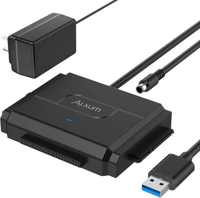 Alt view image 8 of 14 - USB 3.0 to IDE SATA Converter for Universal 2.5 & 3.5 inches SATA HDD SDD & IDE HDD Drives Data Transfer Rates up to 5Gbps Adapter