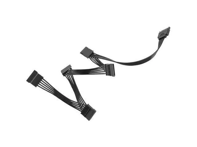 Alt view image 2 of 2 - 15 Pin SATA Power Extension Hard Drive Cable 1 Male To 5 Female Power Supply Splitter Adapter Cable For DIY PC Sever