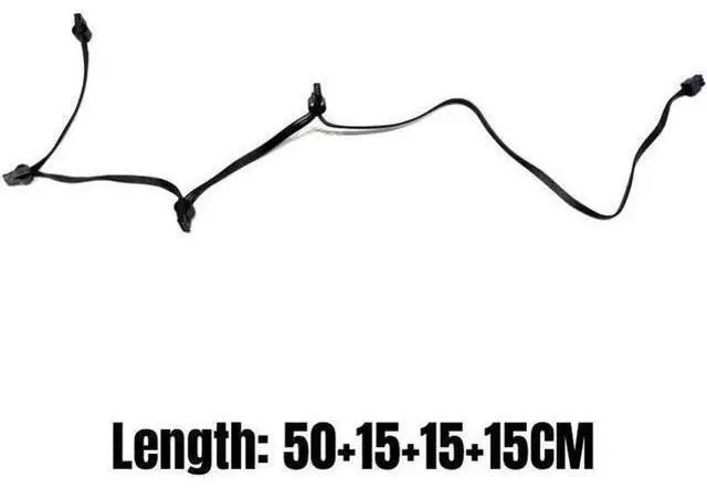 Alt view image 11 of 12 - Original Seasonic 4 Molex IDE 4Pin Female Modular Power Cable for Seasonic FOCUS PLUS 1000W 850W 750W 650W 550W Platinum Power