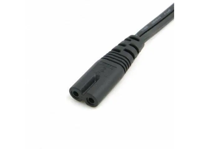 Alt view image 2 of 2 - CHENYANG IEC 60320 C8 Plug to C7 Receptacle Male to Female Extension Power Supply Main Adapter Cable 30cm