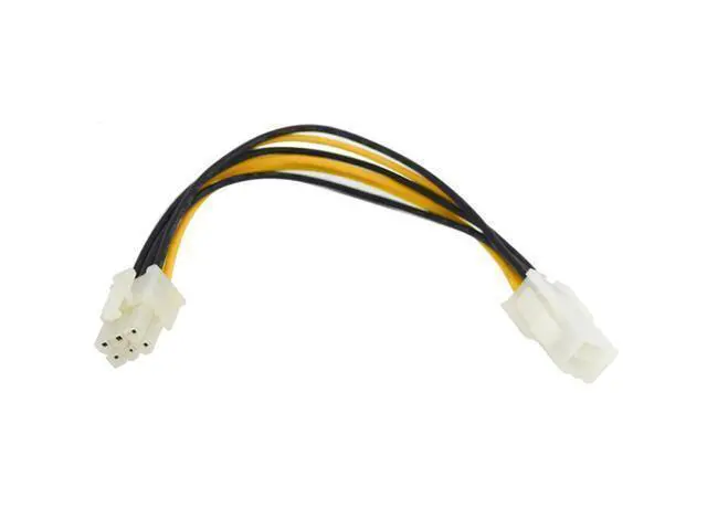 Alt view image 2 of 2 - 10PCS/LOT 6 Pin Male To Female PCI express GPU Power Supply PSU GPU Extension Cable