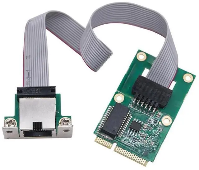 Alt view image 2 of 2 - FOR M.2 A+E/Mini PCI Express Gigabit Ethernet Network Adapter I210AT Chip 1G RJ45 Single Electrical Port Network Card for Desktop PC