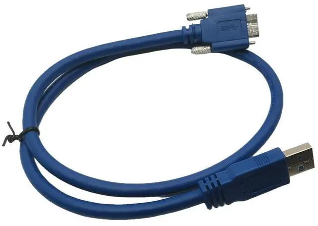Alt view image 8 of 8 - USB 3.0 to Micro B/M with Dual Screw Locking Cable SuperSpeed Supported, USB3 Vision Camera Compatible 0.6m 1m 1.8m 3m (1.8m)