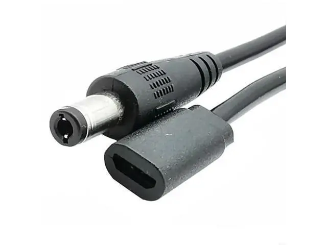 Alt view image 13 of 13 - DC5.5x2.5mm Male to Micro USB 5pin Female Power Supply Extension Cord 22AWG 3A Adapter Cable 20CM/7.87in
