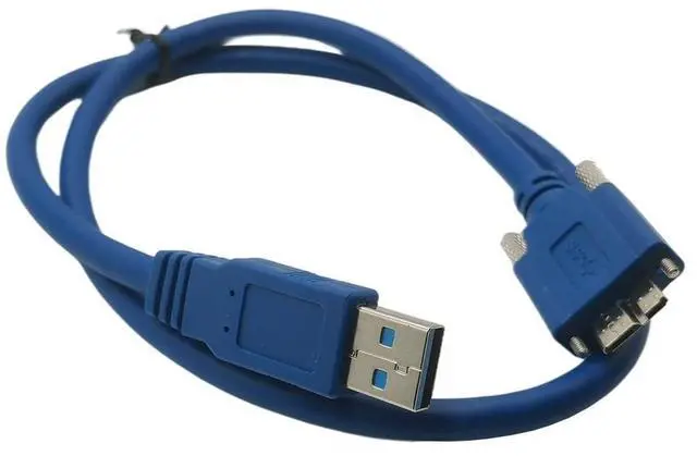Alt view image 7 of 8 - USB 3.0 to Micro B/M with Dual Screw Locking Cable SuperSpeed Supported, USB3 Vision Camera Compatible 0.6m 1m 1.8m 3m (1.8m)