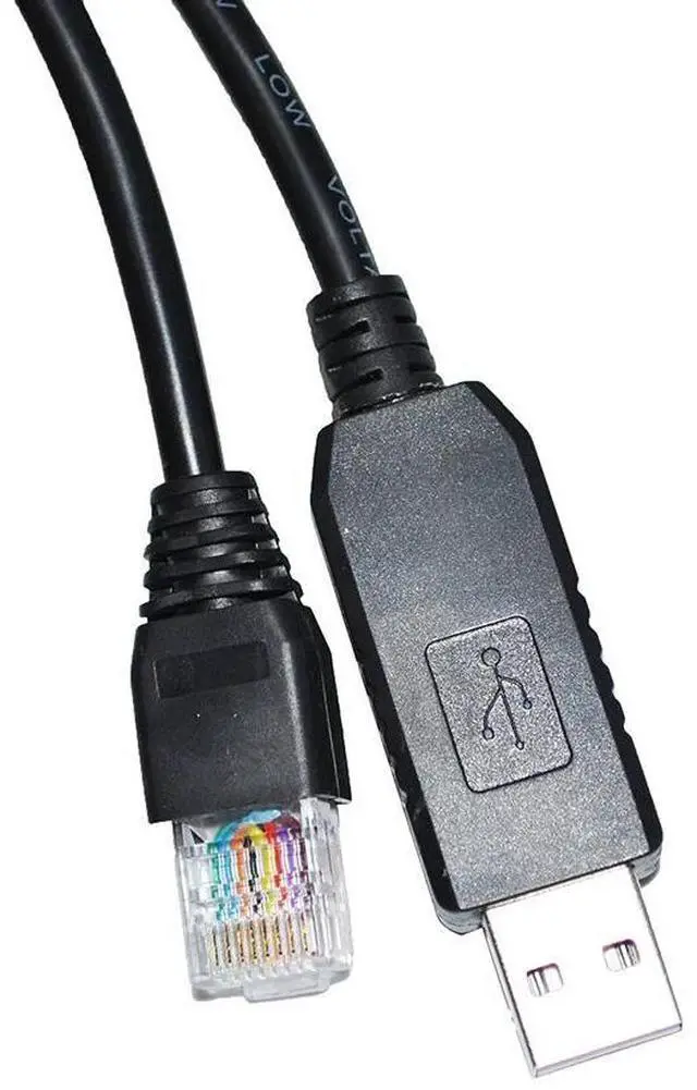 Alt view image 10 of 12 - INDUSTRIAL FTDI FT232RL CHIP USB TO RS485 RJ45 PLUG SERIAL COMMUNICATION CABLE FOR TOYO DRIVER TC100 CONTROLLER USB-RS485 KABLE (Black USB Case)
3M Length