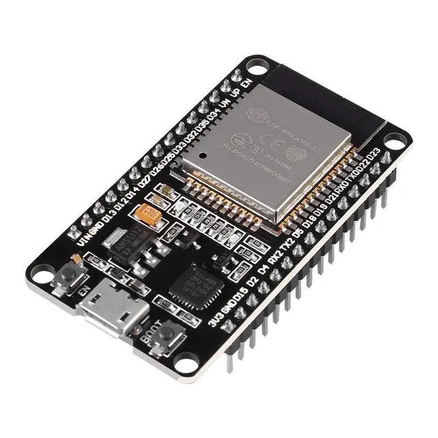 Alt view image 7 of 10 - 5PCS ESP32 ESP-32S WiFi Development Board NodeMCU ESP-WROOM-32 Microcontroller 2.4GHz Dual-Core WiFi Bluetooth Processor Integrated Chip CP2102