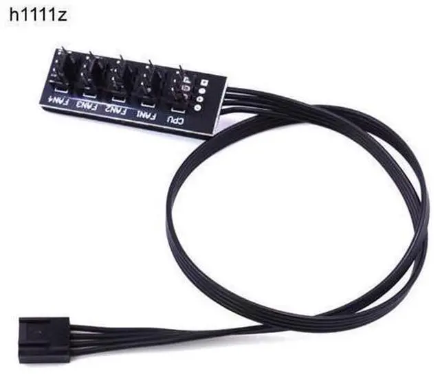 Alt view image 7 of 12 - 40cm 1 to 5 4-pins Molex TX4 PWM CPU Cooler Case Chasis Cooling Fan Power Cable Hub Splitter Adapter PWM 4Pin Fan Hub Controller