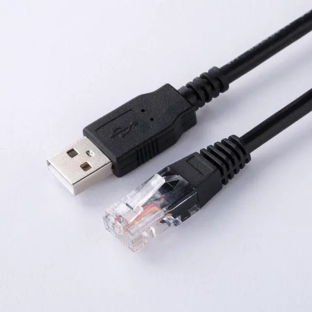 Alt view image 6 of 8 - For Siemens S7-200smart 1200 1500 Mitsubishi FX5U PLC programming cable USB-ETH