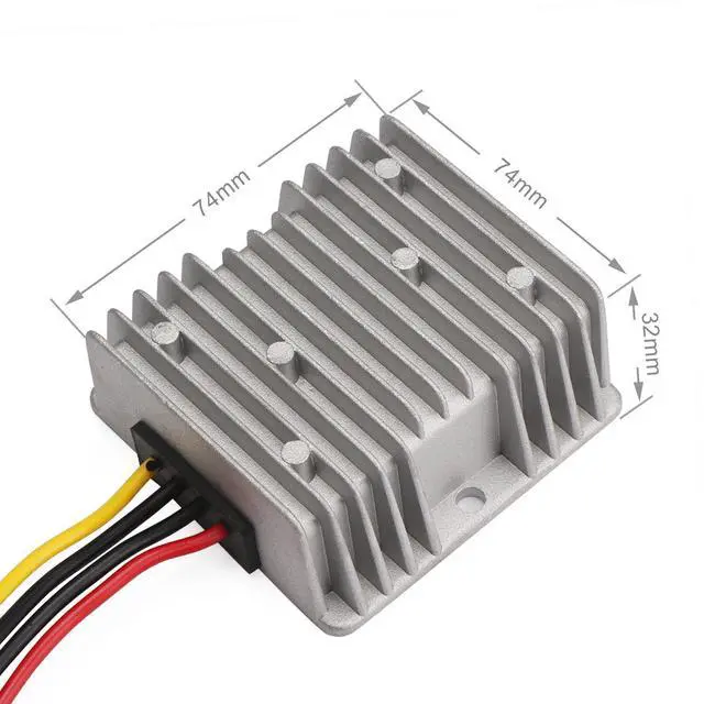 Alt view image 13 of 14 - DROK Waterproof 60W Automatic Step Up Down Voltage Regulator Stabilizer 10V-36V to 12V 5A Buck Boost Power Converter 12V Volts Regulator for Fan Motor