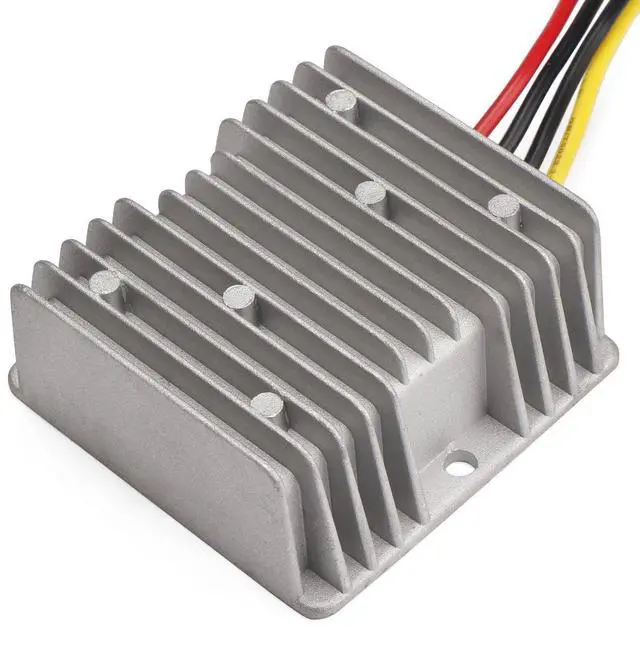 Alt view image 14 of 14 - DROK Waterproof 60W Automatic Step Up Down Voltage Regulator Stabilizer 10V-36V to 12V 5A Buck Boost Power Converter 12V Volts Regulator for Fan Motor
