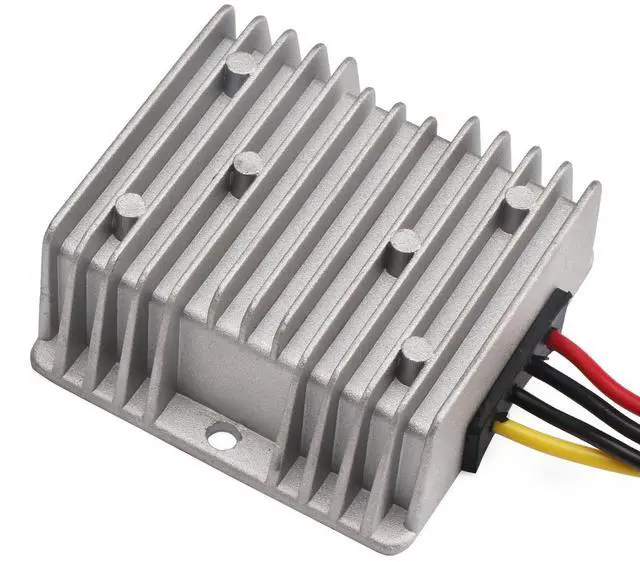 Alt view image 8 of 14 - DROK Waterproof 60W Automatic Step Up Down Voltage Regulator Stabilizer 10V-36V to 12V 5A Buck Boost Power Converter 12V Volts Regulator for Fan Motor