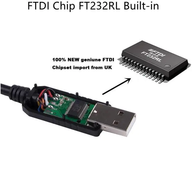 Alt view image 8 of 10 - USB to RS232 DB25 Adapter Serial Cable for Fanuc CNC PLC Communication, USB Programming Cable for DNCLink Configuration Copy Setting, FTDI Chip Inside