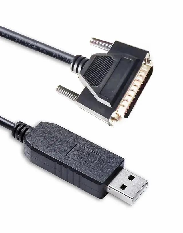 Alt view image 7 of 10 - USB to RS232 DB25 Adapter Serial Cable for Fanuc CNC PLC Communication, USB Programming Cable for DNCLink Configuration Copy Setting, FTDI Chip Inside