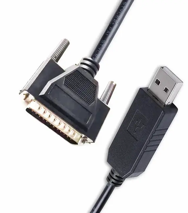 Alt view image 9 of 10 - USB to RS232 DB25 Adapter Serial Cable for Fanuc CNC PLC Communication, USB Programming Cable for DNCLink Configuration Copy Setting, FTDI Chip Inside
