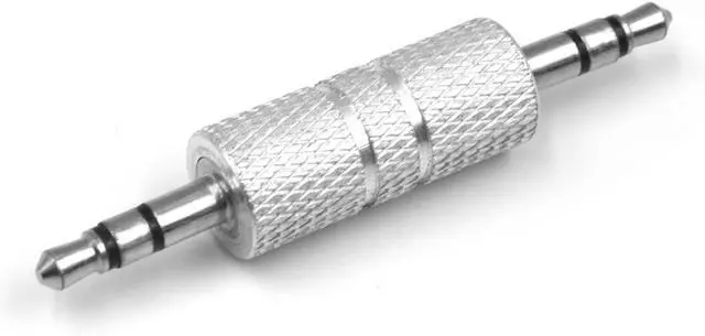 Alt view image 8 of 10 - 3.5 mm Male to Male Audio Connector 1/8 inch Audio Adapter Metal 3.5mm Jack to 3.5mm Jack Adapter. (2)