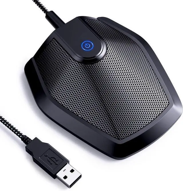 Alt view image 8 of 14 - Conference USB Microphone, Omnidirectional Condenser PC Mic for Video Conference, Recording, Skype, Online Class, Court Reporter, Plug & Play Compatible with Mac OS X Windows PC Compute, G11