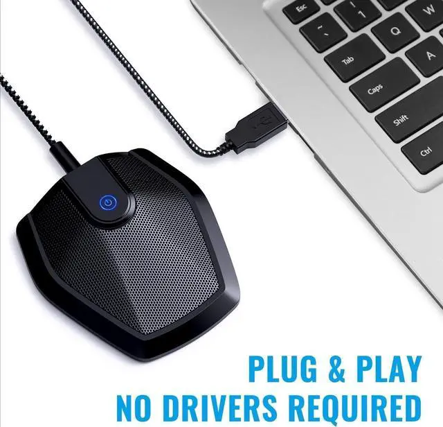 Alt view image 11 of 14 - Conference USB Microphone, Omnidirectional Condenser PC Mic for Video Conference, Recording, Skype, Online Class, Court Reporter, Plug & Play Compatible with Mac OS X Windows PC Compute, G11