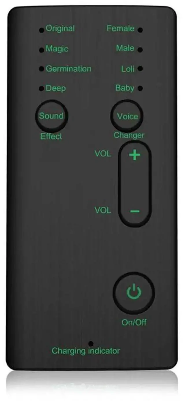 Alt view image 6 of 10 - Voice Changer Mini Portable 8 Voice Changing Modulator with Adjustable Voice Functions Phone Computer Sound Card Mic Tool