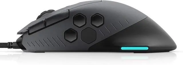 Alt view image 9 of 14 - Alienware Gaming Mouse 510M RGB Gaming Mouse AW510M: 16, 000 DPI Optical Sensor - Alienfx RGB - 10 Buttons - Adjustable Scroll Wheel - Large Click Anywhere L/R Buttons