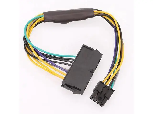 Alt view image 2 of 2 - 24 Pin to 8 Pin ATX PSU Power Adapter Cable Compatible with DELL Optiplex 3020 7020 9020 Precision T1700 12-inch(30cm)