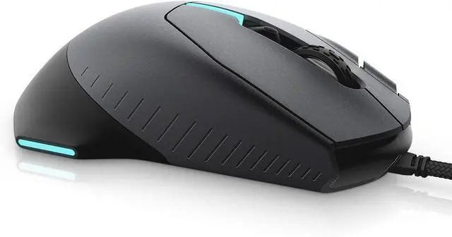 Alt view image 11 of 14 - Alienware Gaming Mouse 510M RGB Gaming Mouse AW510M: 16, 000 DPI Optical Sensor - Alienfx RGB - 10 Buttons - Adjustable Scroll Wheel - Large Click Anywhere L/R Buttons