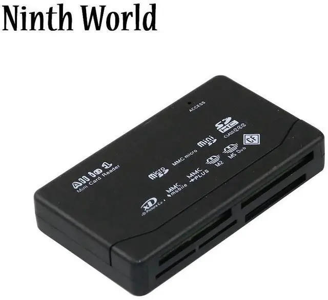 Alt view image 8 of 10 - In One Memory Card Reader USB External Cardreader SD SDHC Mini Micro M2 MMC XD CF Reader For MP3, Digital Camera