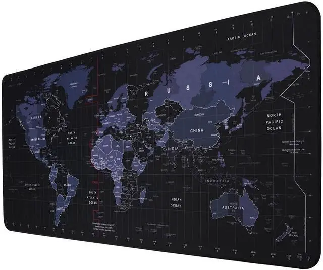 Alt view image 8 of 14 - KINPLE XXL Extended Large Gaming Mouse Pad Non-Slip Water-Resistant Rubber Cloth Computer Game Mouse Mat(35.4×15.75×0.1 inch) (35.4×15.75inch(U6))