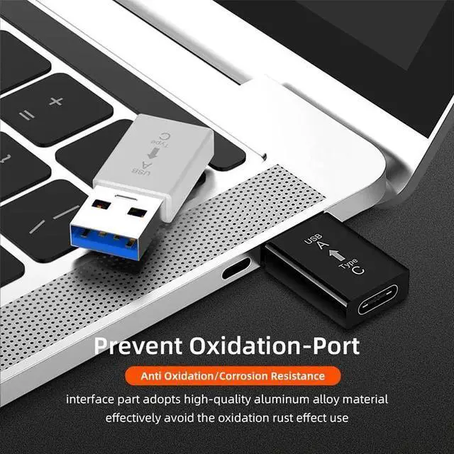 Alt view image 9 of 10 - Lighting To USB Adapter 3.0A Typc-c Converter Compact Portable Light Weight Charging Durable Use c-type Cable
