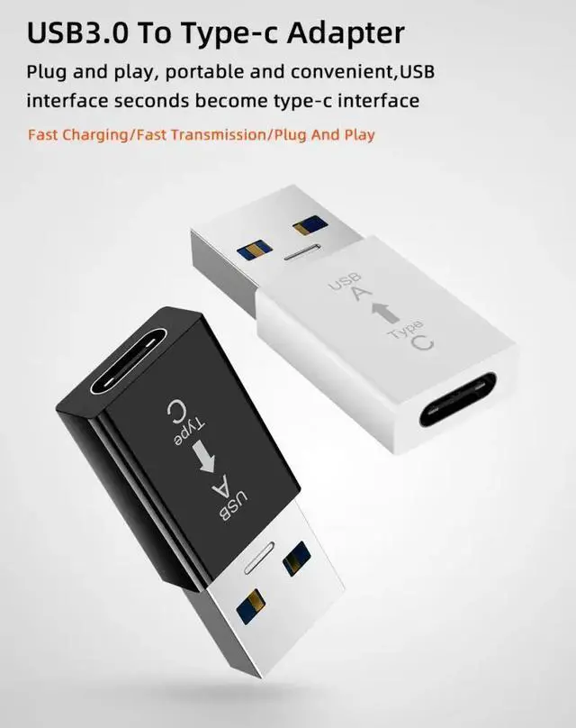 Alt view image 10 of 10 - Lighting To USB Adapter 3.0A Typc-c Converter Compact Portable Light Weight Charging Durable Use c-type Cable