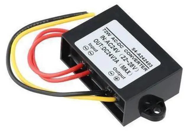Alt view image 4 of 6 - 1pc AC-DC Converter AC 24V To DC 24V Converter 3A Voltage Regulator Power Converter With ligent Protection For Car Radios