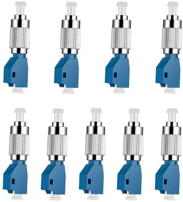 Alt view image 6 of 10 - fyboptwu - 9 pcs Visual Fault Locator Adapter FC Male to LC Female Adapter Optic Fiber Convertor Single Mode 9/125um Hybrid Optical Adapter Adapter Fiber Optical UPC Adapter Coupler