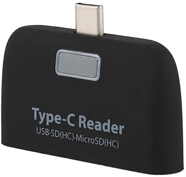 Alt view image 7 of 10 - 4 in 1 OTG/TF/SD Smart Card Reader Adapter with Micro-USB Charge Port For Phone, Black