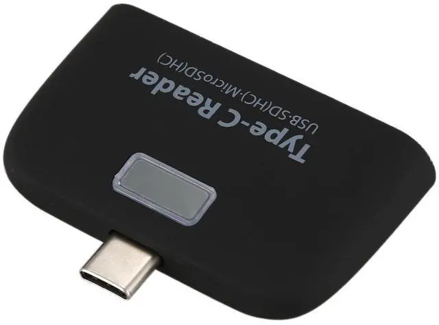 Alt view image 10 of 10 - 4 in 1 OTG/TF/SD Smart Card Reader Adapter with Micro-USB Charge Port For Phone, Black
