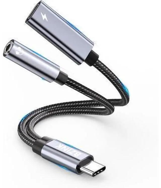 Alt view image 8 of 14 - USB C to 3.5mm Female Headphone and Charger Adapter 2-in-1 Type USBC to Aux Audio Jack Hi-Res DAC Adapter and Fast Charging Dongle Cable Compatible with iPhone 16/15 Pro Max Galaxy S22 S21 S20 Pixel