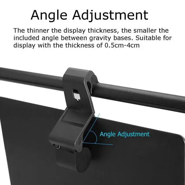 Alt view image 10 of 10 - Eye-Care LED Desk Lamp Non Flickering Stepless Dimming For Computer PC Monitor Screen bar Hanging Light office Reading Lamp