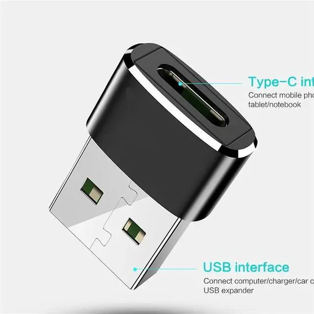 Alt view image 8 of 10 - 2PCS USB C Female To USB Male Otg Adapter Charging Converter Cable for Macbook Type C Usbc To Usb 3.0 Charger Cab
