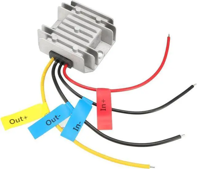 Alt view image 8 of 14 - uxcell Power Voltage Converter DC 12V/24V to DC 6V 10A 60W Waterproof Voltage Convert Transformer