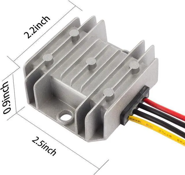 Alt view image 10 of 14 - uxcell Power Voltage Converter DC 12V/24V to DC 6V 10A 60W Waterproof Voltage Convert Transformer