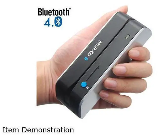 Alt view image 13 of 14 - New Bluetooth MSRX6(BT) Credit Card Reader/Writer/Encoder Magstripe Swipe MSRX6 MSR206