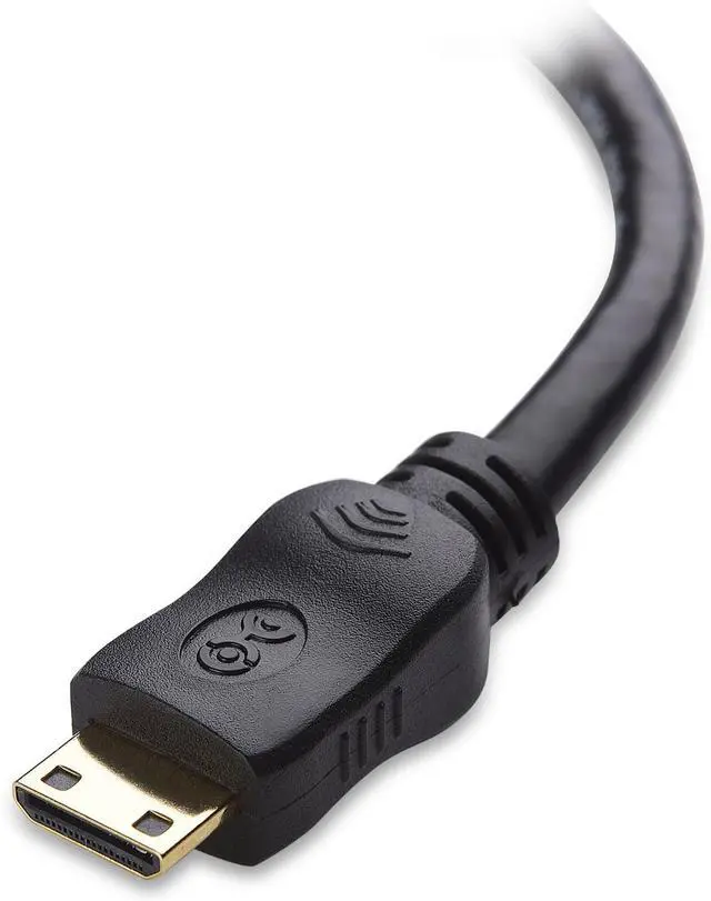 Alt view image 11 of 14 - 2-Pack Mini HDMI to HDMI Adapter (HDMI to Mini HDMI Adapter) 6 Inches with 4K and HDR Support for Raspberry Pi Zero and More