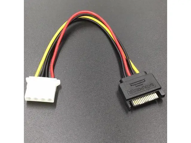 Alt view image 2 of 2 - SATA To IDE 15pin Male To 4pin Bus SATA Female Cable D Port Line Power Distributor Extension Cable Connector Computer(1pcs)