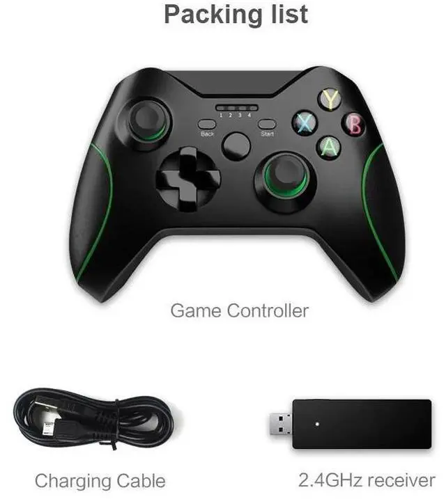 Alt view image 5 of 5 - 2.4GHz Wireless Gamepad Joystick Support For XBox 1 Controller For Win PC For ps3/Android smartphones Controller