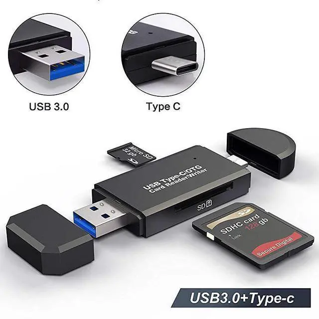 Alt view image 6 of 10 - Micro SD Card Reader USB 3.0 Card Reader 2.0 For USB Micro SD Adapter Flash Drive Smart Memory Card Reader Type C Cardreader