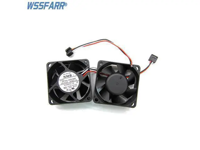 Alt view image 2 of 2 - FOR NMB-MAT 2410VL-S5W-B59 BE2 DC 24V 0.11A 60x60x25mm 3-wire Server Cooling Fan