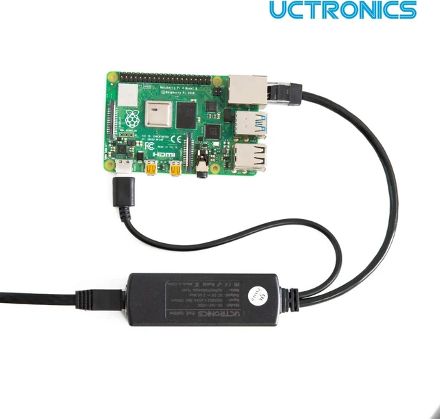 Alt view image 4 of 6 - PoE Splitter to USB C Type C Adapter Active PoE Power Over Ethernet IEEE 802.3af Compliant 5V Power Supply Output RJ45 LAN Network Data Cable Converter For Security Cameras Mesh WiFi Routers