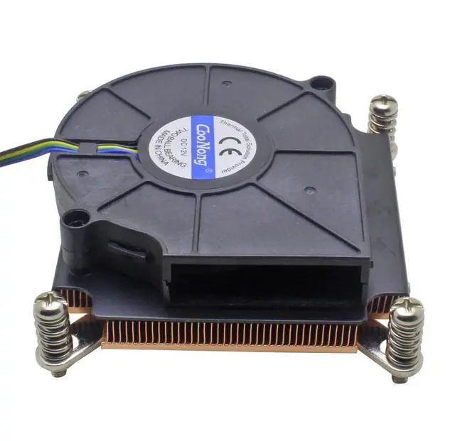 Alt view image 7 of 10 - 1U Server Computer CPU Cooler Copper Heatsink For Intel Xeon LGA 2011 X99 2066 Workstation Industrial Active Cooling