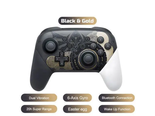 Alt view image 7 of 12 - Limited Theme Bluetooth Wireless Switch Pro Controller - Gamepad for Nintendo Switch, Switch Lite, and Steam Games Tears of the Kingdom